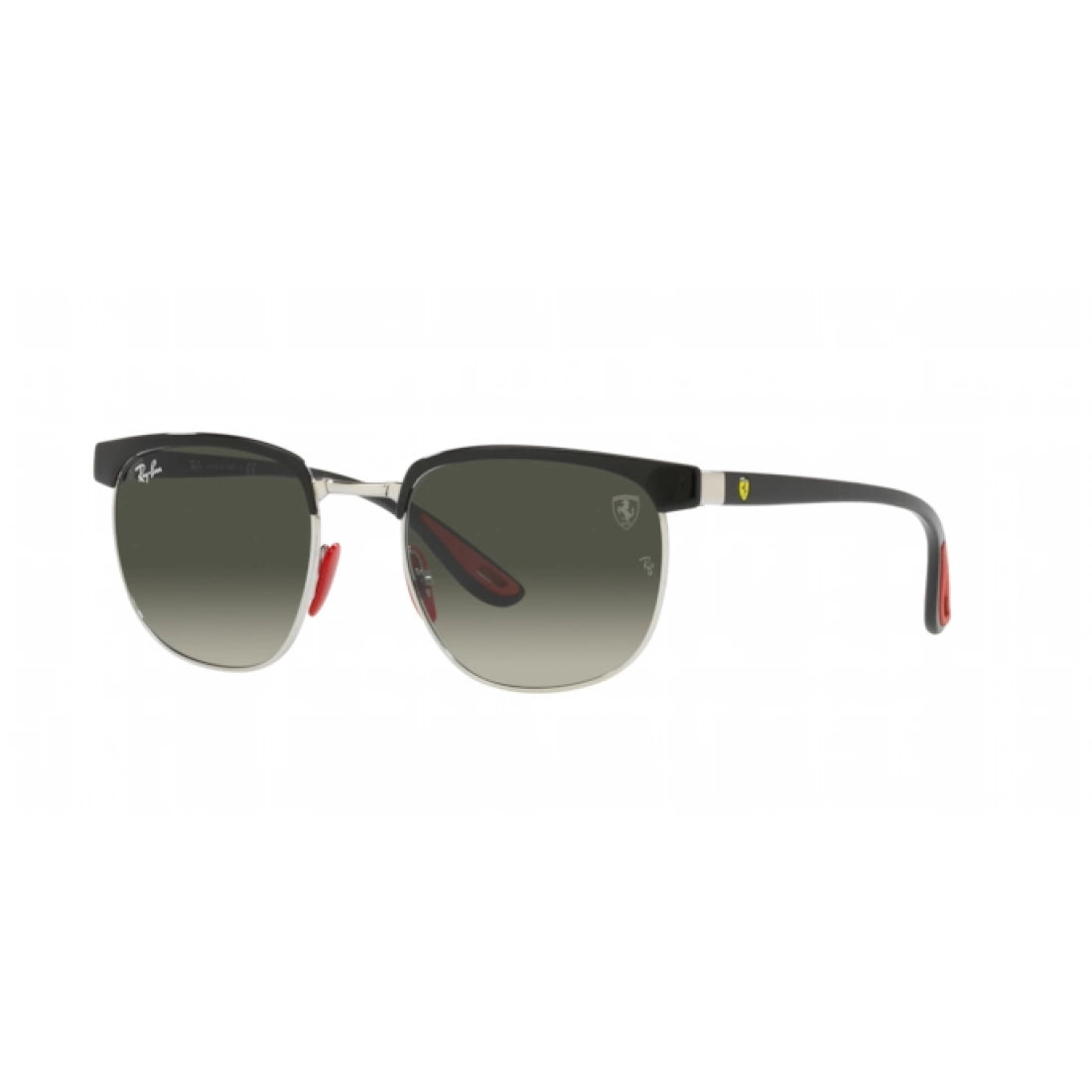 UNISEX SUNGLASSES RAY-BAN RB 3698M - F06071 BLACK ON SILVER 