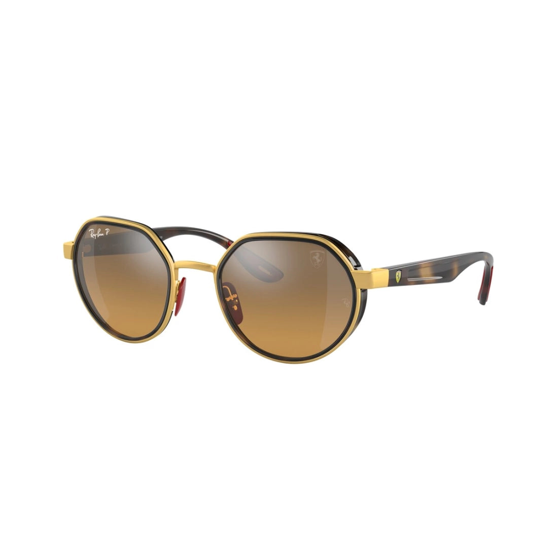 UNISEX SUNGLASSES RAY-BAN RB 3703M - F076A2 GOLD 
