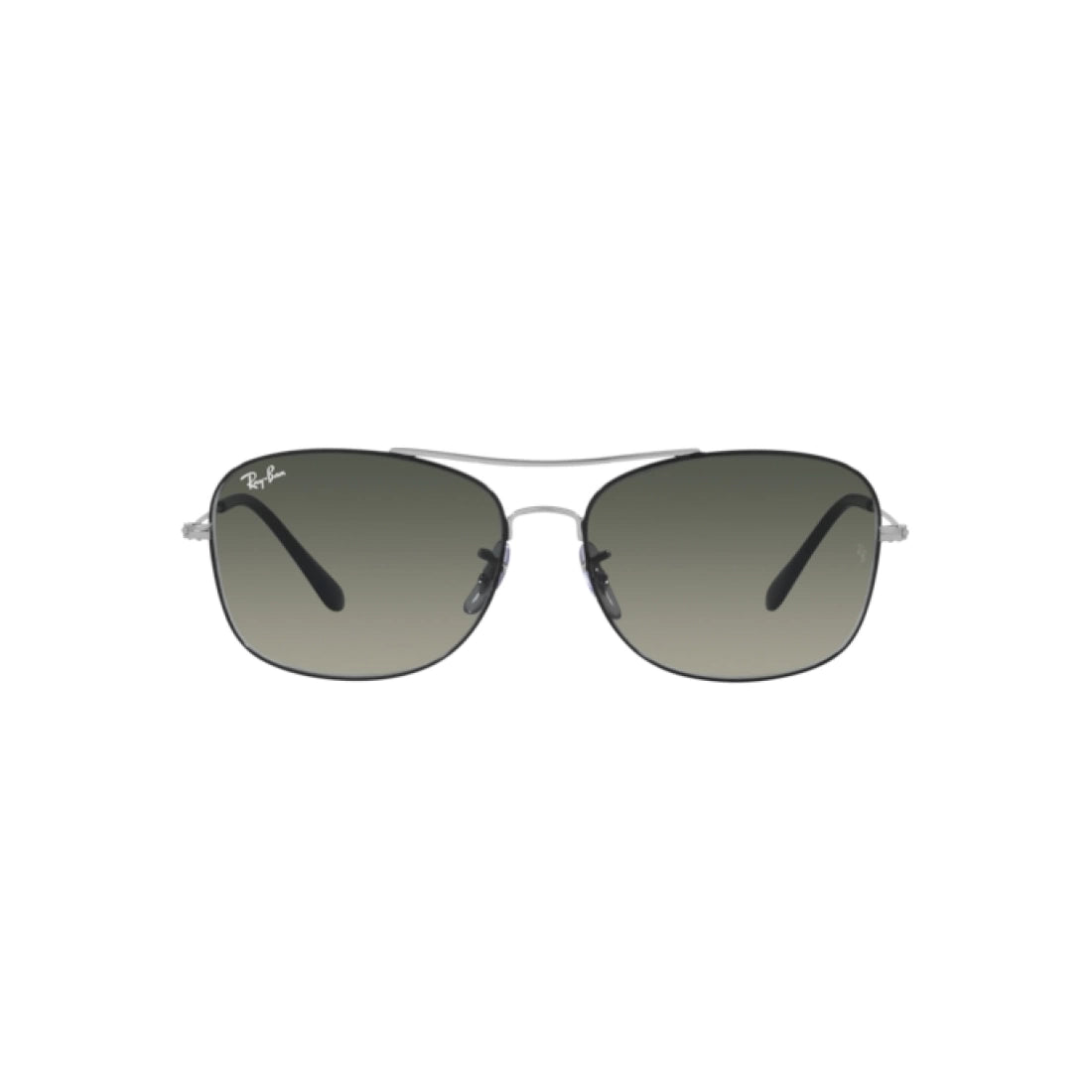 UNISEX SUNGLASSES RAY-BAN RB 3799 - 914471 BLACK ON SILVER 
