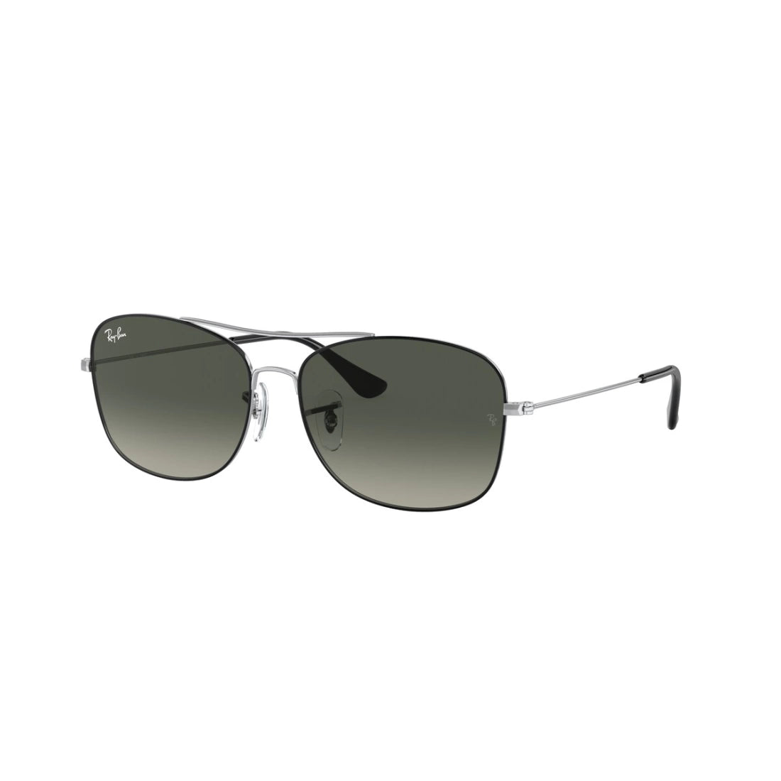 UNISEX SUNGLASSES RAY-BAN RB 3799 - 914471 BLACK ON SILVER 