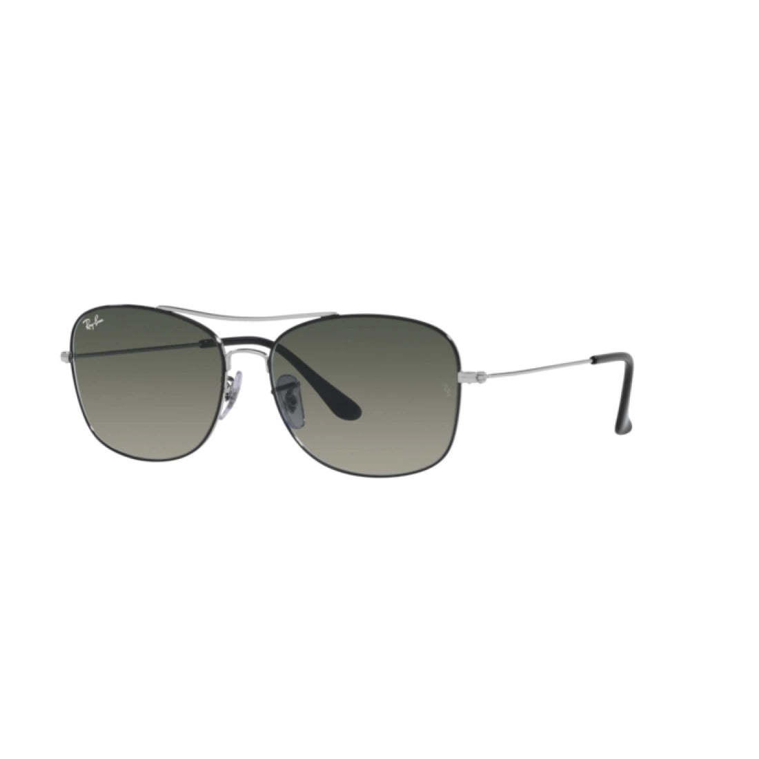 UNISEX SUNGLASSES RAY-BAN RB 3799 - 914471 BLACK ON SILVER 