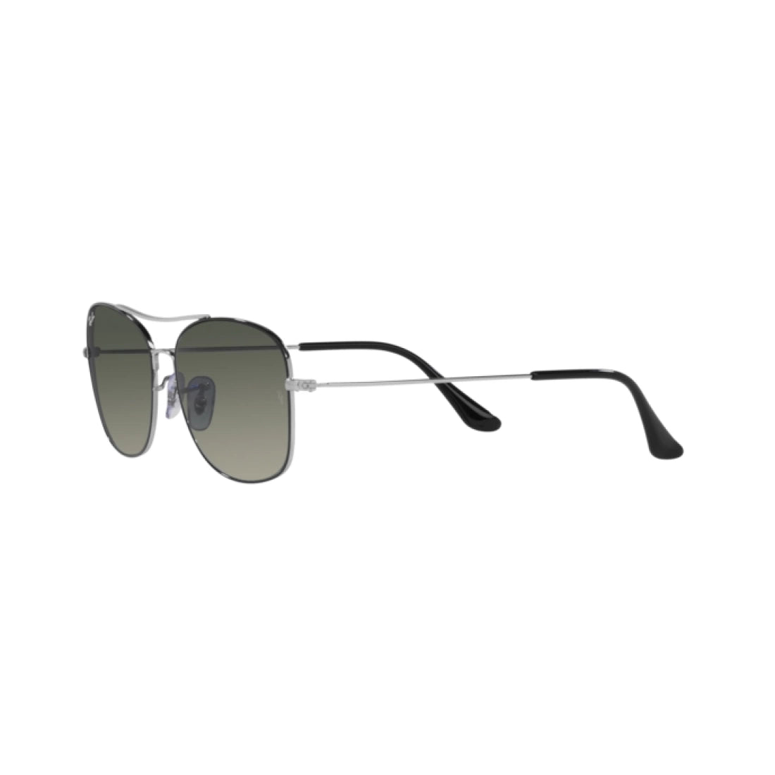 UNISEX SUNGLASSES RAY-BAN RB 3799 - 914471 BLACK ON SILVER 