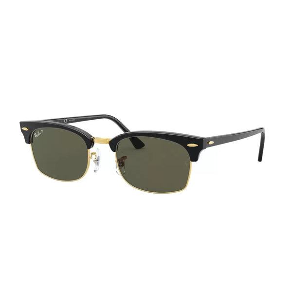 OCCHIALI DA SOLE UNISEX RAY-BAN RB 3916 CLUBMASTER SQUARE 130358 NERO LUCIDO