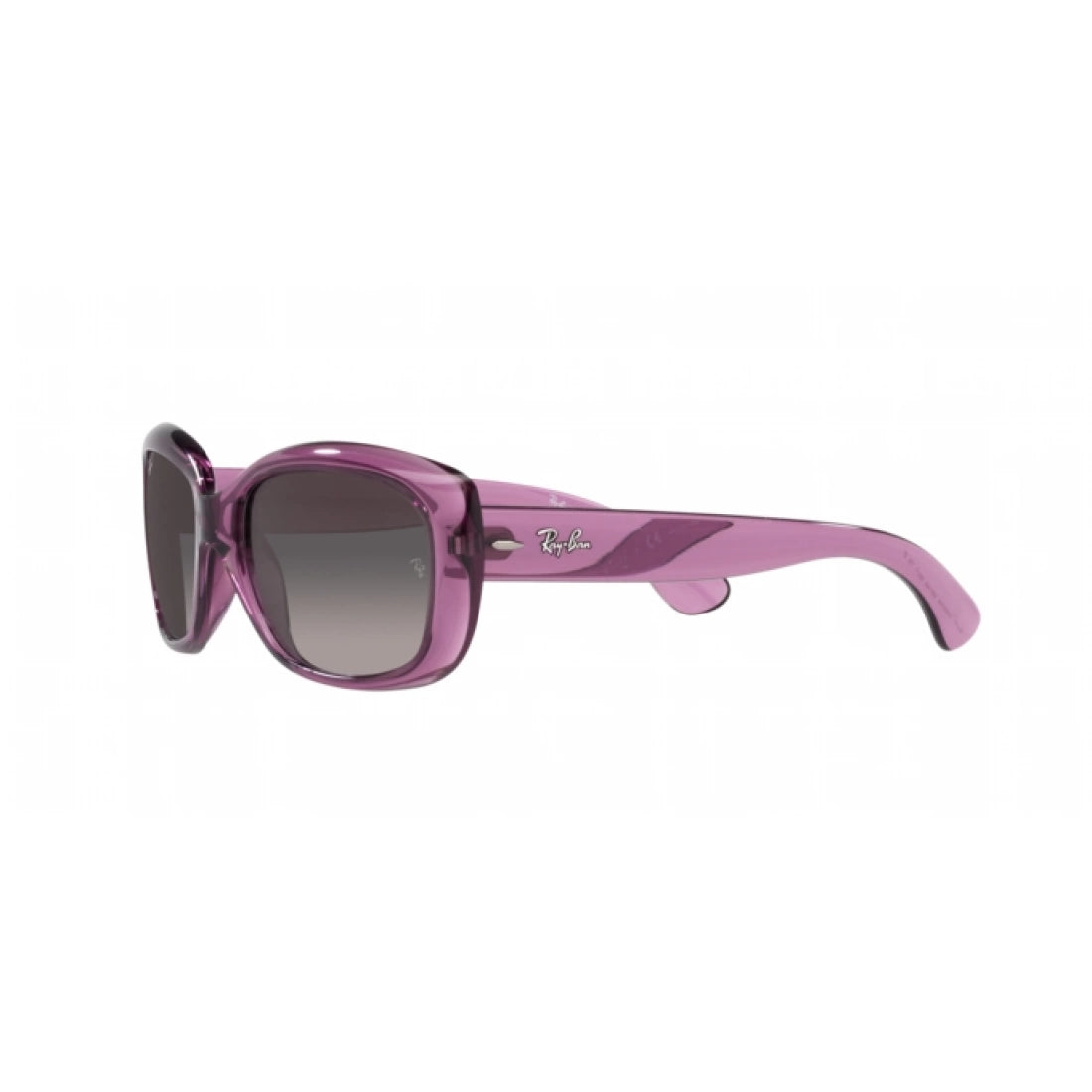 WOMEN'S SUNGLASSES RAY-BAN RB 4101 JACKIE OHH 6591M3 TRANSPARENT PURPLE 