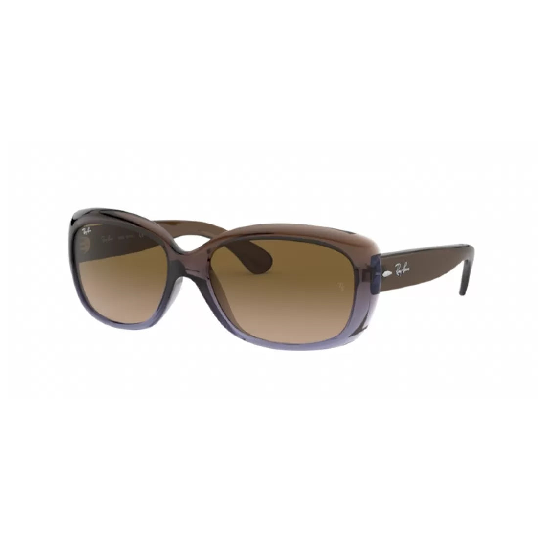 WOMEN'S SUNGLASSES RAY-BAN RB 4101 JACKIE OHH 860/51 BROWN SHADED LILAC 