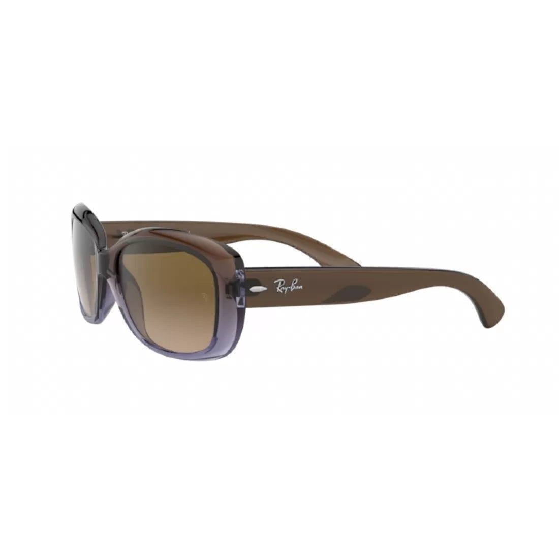 WOMEN'S SUNGLASSES RAY-BAN RB 4101 JACKIE OHH 860/51 BROWN SHADED LILAC 