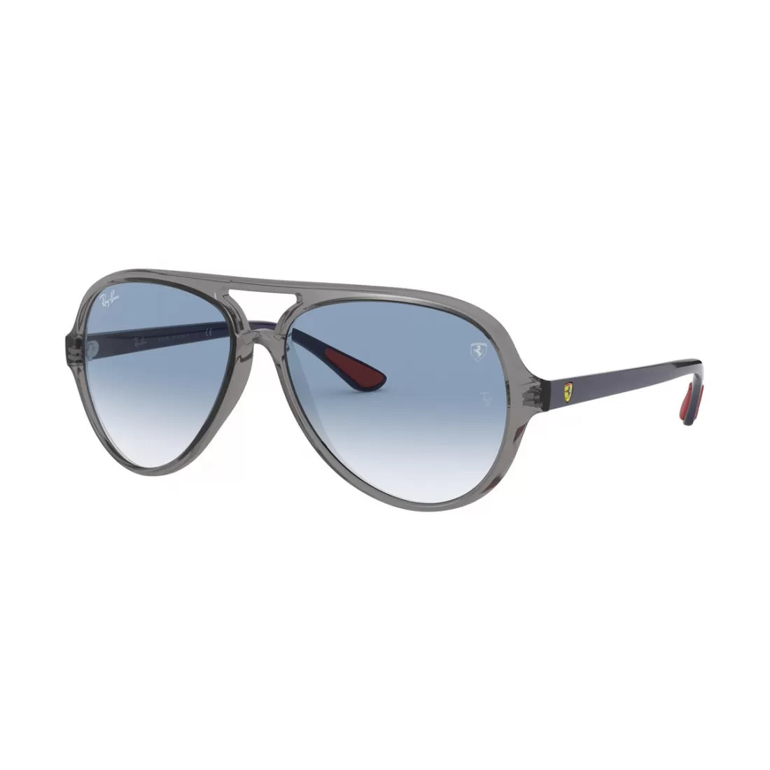 UNISEX SUNGLASSES RAY-BAN RB 4125M - F6453F TRANSPARENT GRAY 