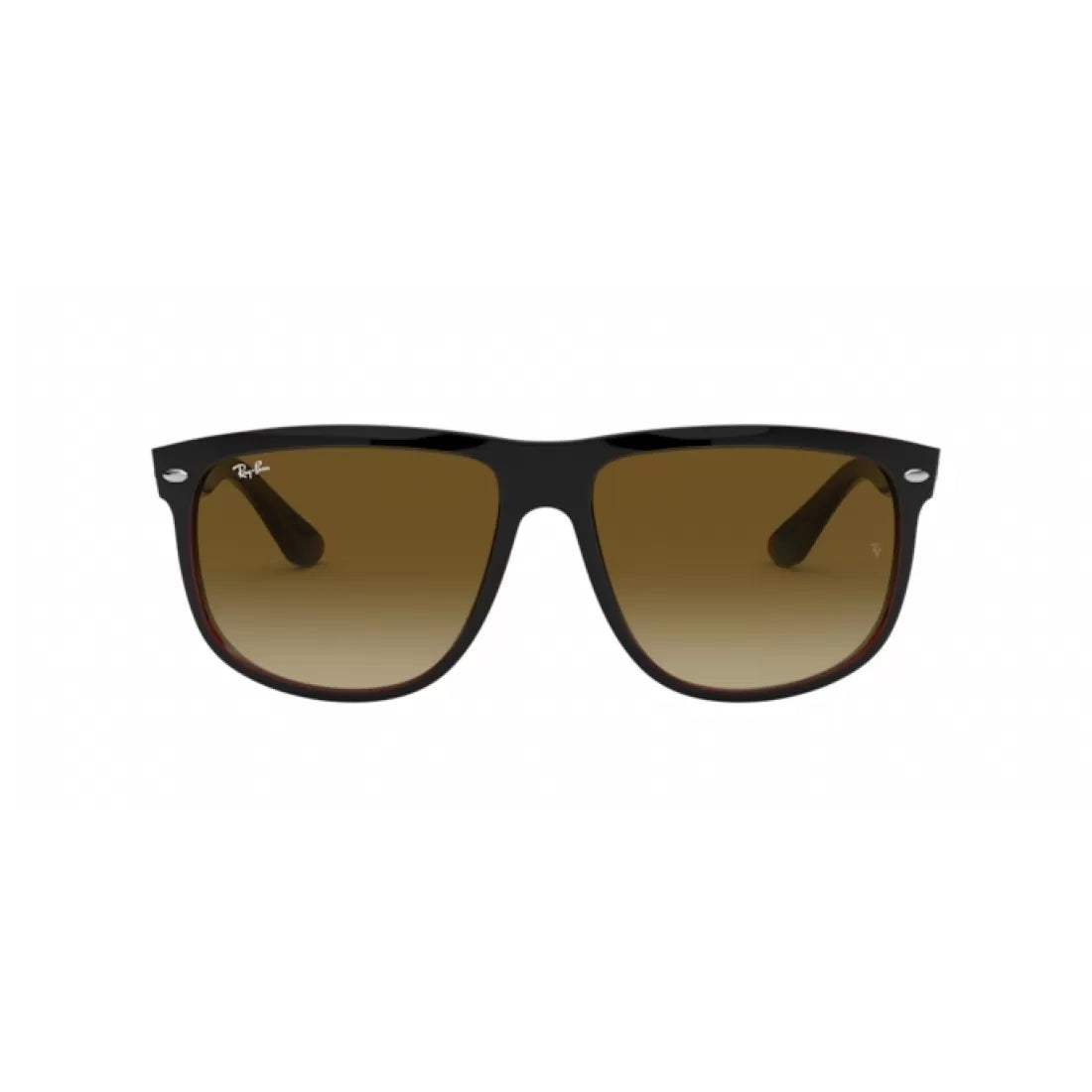 OCCHIALI DA SOLE UOMO RAY-BAN RB 4147 RB4147 609585 TOP NERO SU MARRONE CALIBRO 60