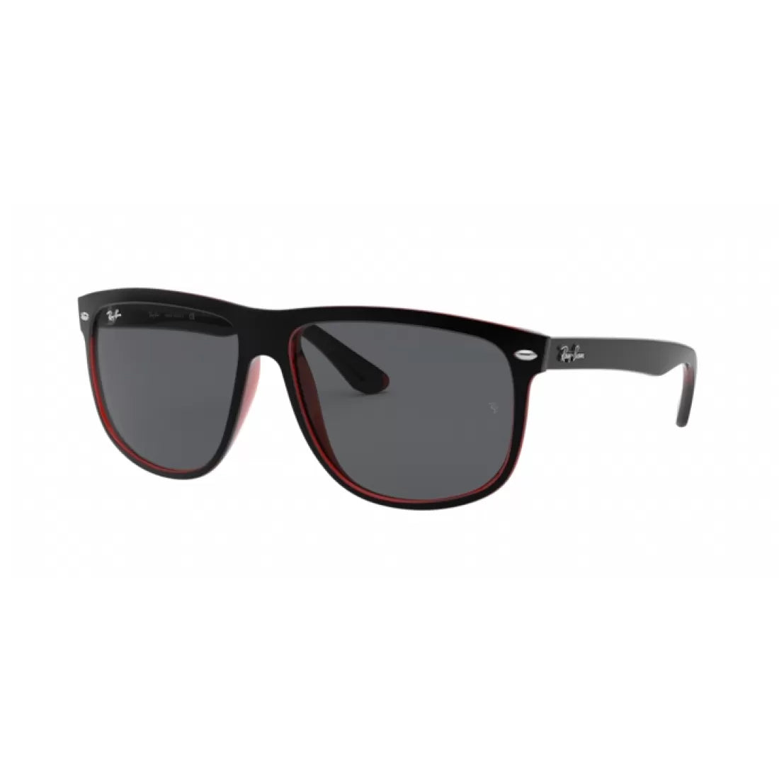 MEN'S SUNGLASSES RAY-BAN RB 4147 RB4147 617187 TOP MAT BLACK ON RED TRASP SIZE 56 