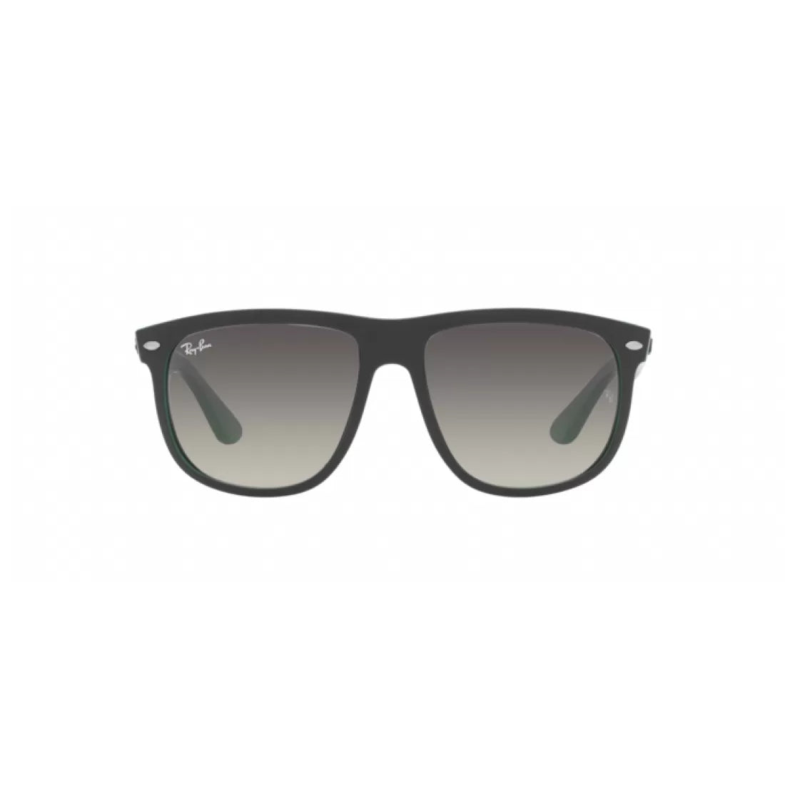 MEN'S SUNGLASSES RAY-BAN RB 4147 BOYFRIEND 656811 MATT BLACK ON GREEN SIZE 60 