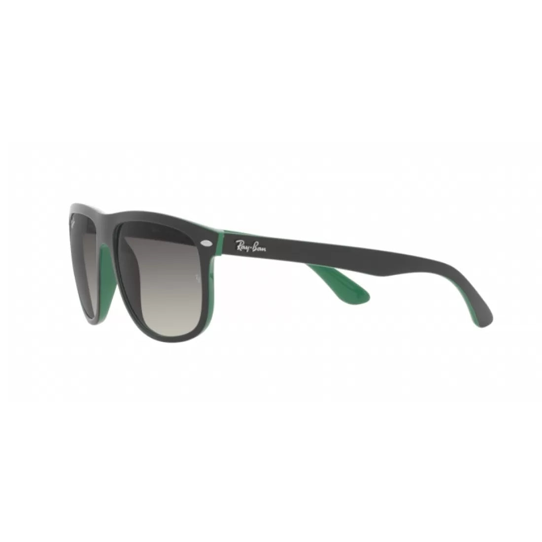MEN'S SUNGLASSES RAY-BAN RB 4147 BOYFRIEND 656811 MATT BLACK ON GREEN SIZE 60 