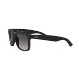 MEN'S SUNGLASSES RAY-BAN RB 4165 JUSTIN 601/8G BLACK RUBBER CALIBER 51 
