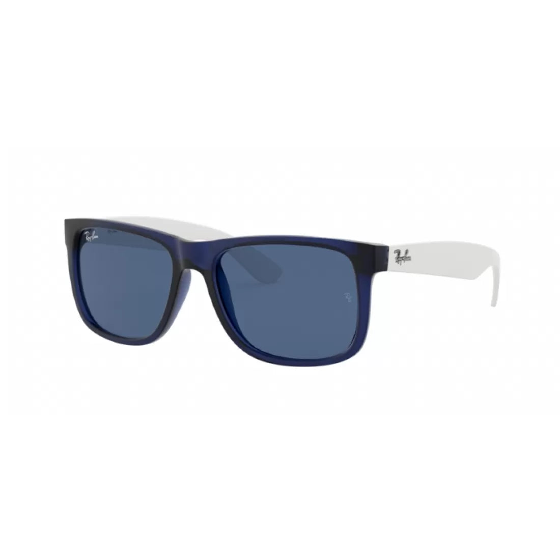 OCCHIALI DA SOLE UOMO RAY-BAN RB 4165 JUSTIN 651180 GOMMA BLU