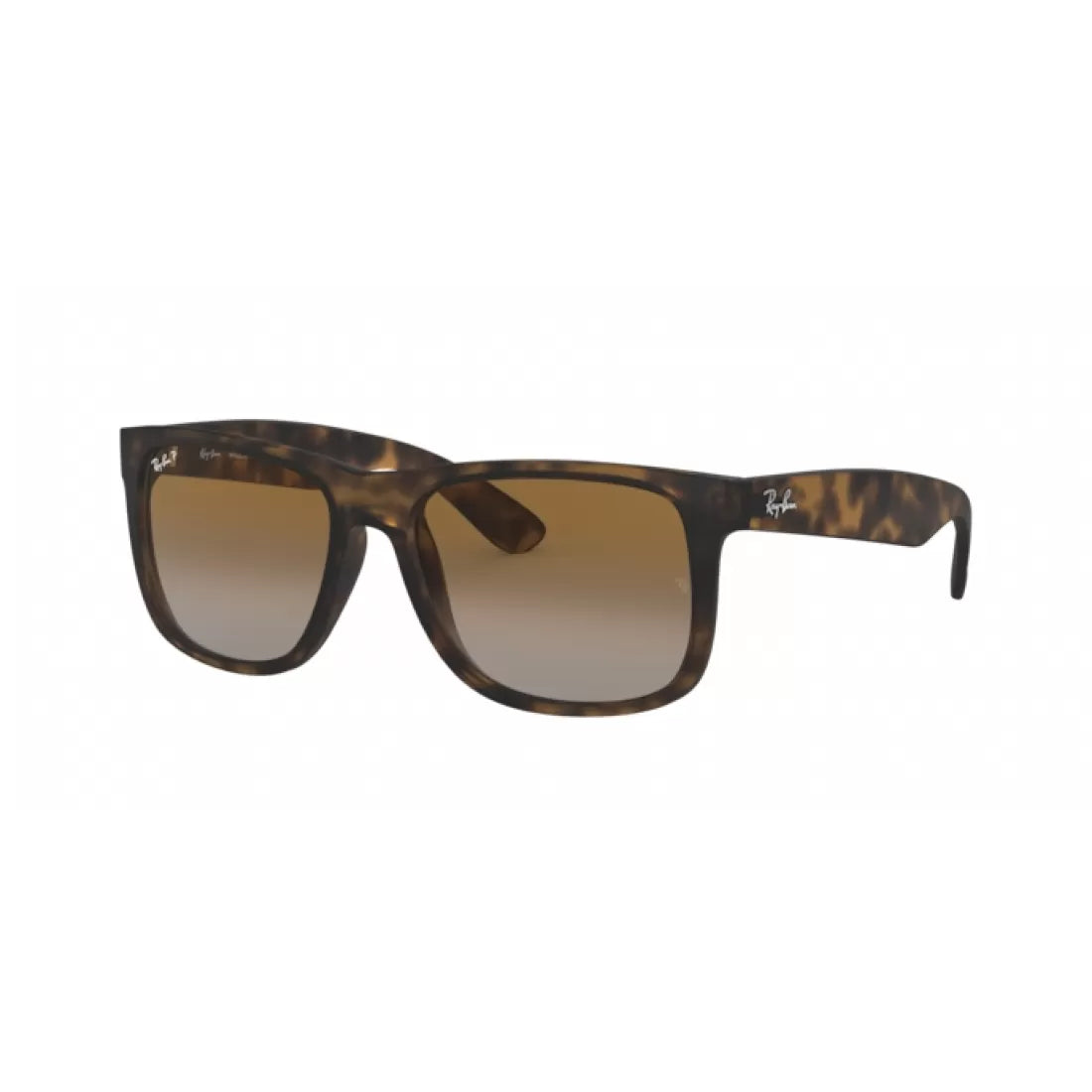 OCCHIALI DA SOLE UOMO RAY-BAN RB 4165 JUSTIN 865/T5 GOMMA AVANA CALIBRO. 55