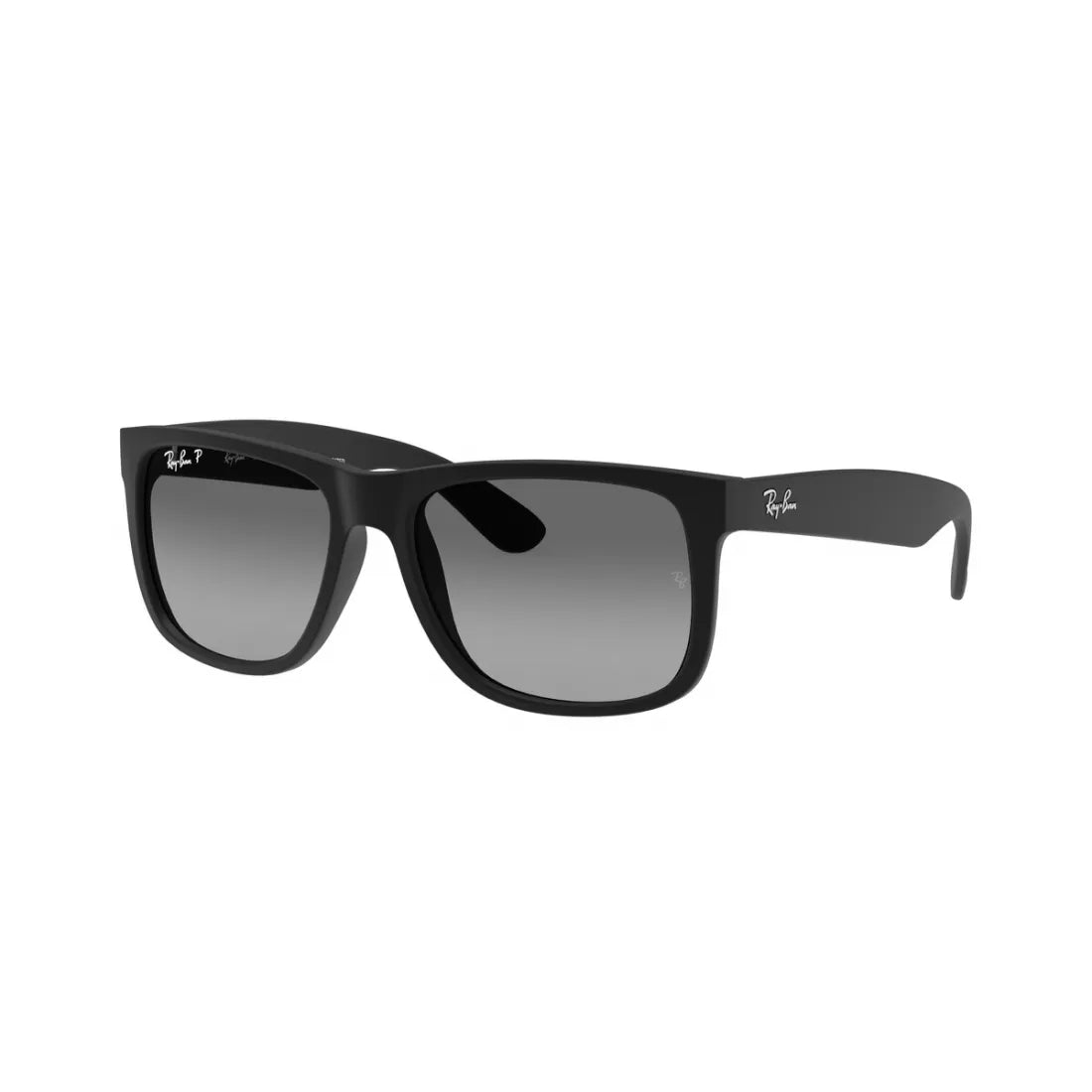 MEN'S SUNGLASSES RAY-BAN RB 4165F JUSTIN 622/T3 BLACK RUBBER 