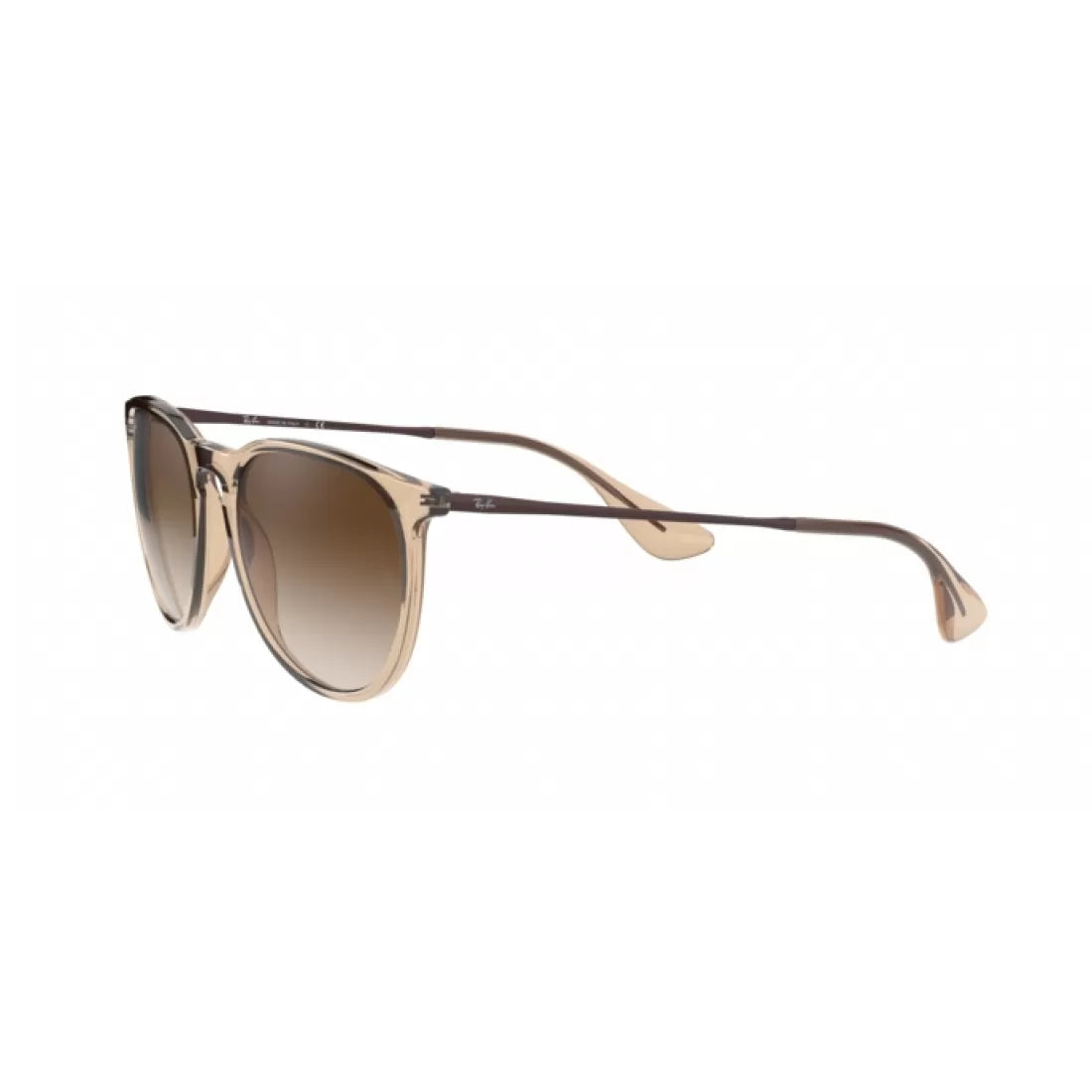 OCCHIALI DA SOLE DONNA RAY-BAN RB 4171 ERIKA 651413 MARRONE CHIARO TRASPARENTE