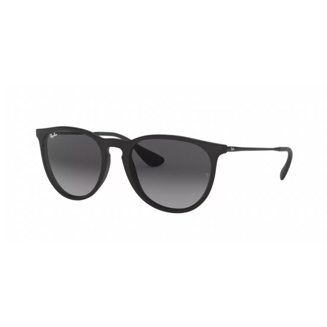 WOMEN'S SUNGLASSES RAY-BAN RB 4171F ERIKA (F) 622/8G BLACK RUBBER CALIBER 54 