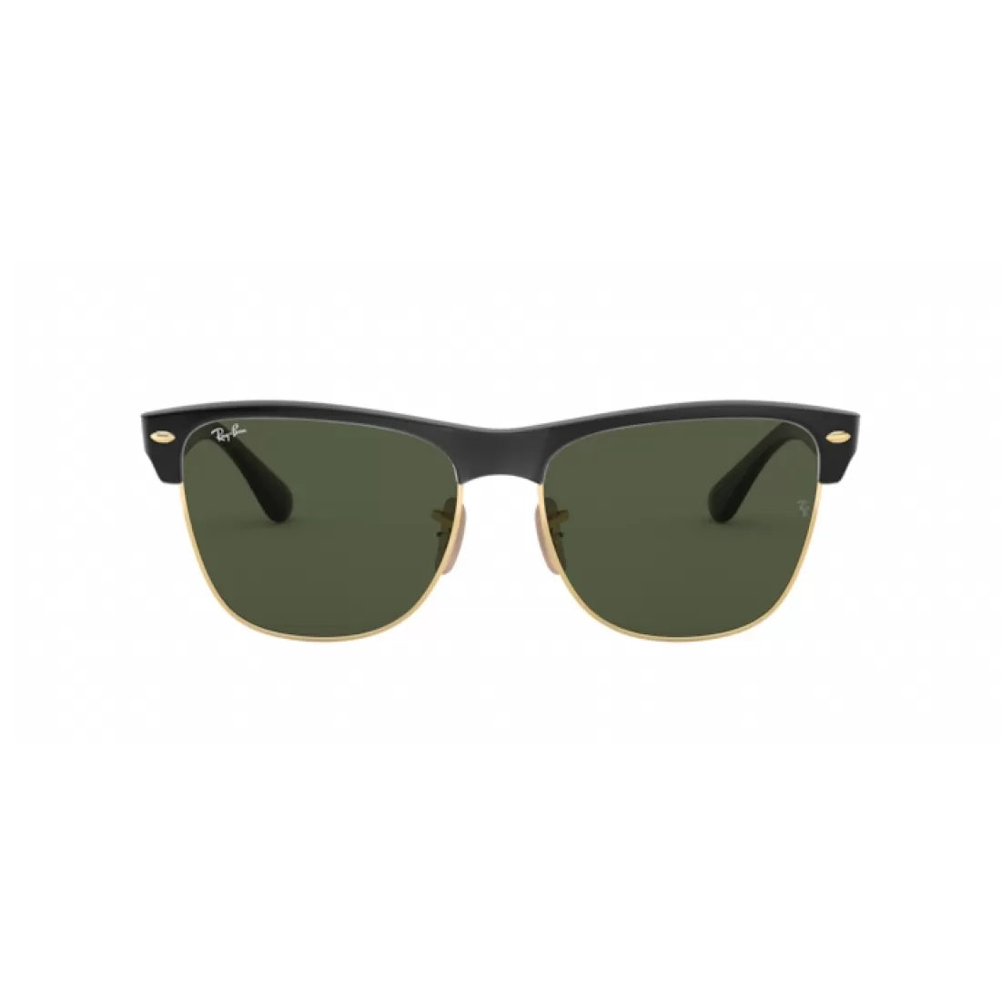 MEN'S SUNGLASSES RAY-BAN RB 4175 CLUBMASTER OVERSIZED 877 DEMI GLOSS BLACK / ARISTA 