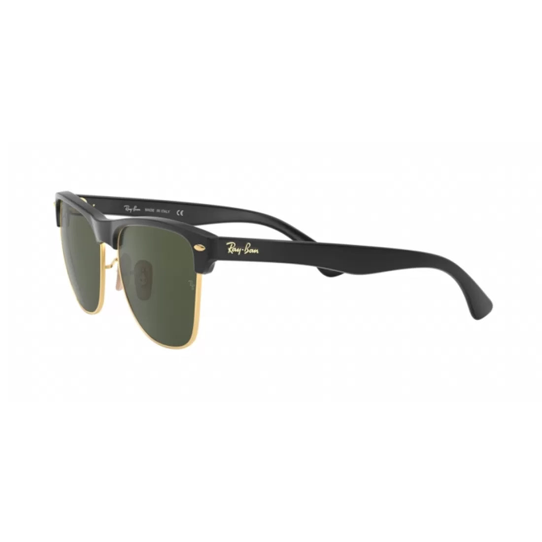 MEN'S SUNGLASSES RAY-BAN RB 4175 CLUBMASTER OVERSIZED 877 DEMI GLOSS BLACK / ARISTA 