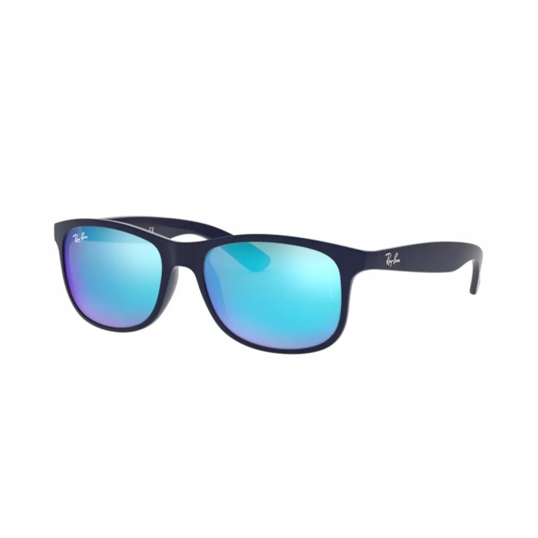 OCCHIALI DA SOLE UOMO RAY-BAN RB 4202 ANDY 615355 BLU LUCIDO SUL PIANO OPACO