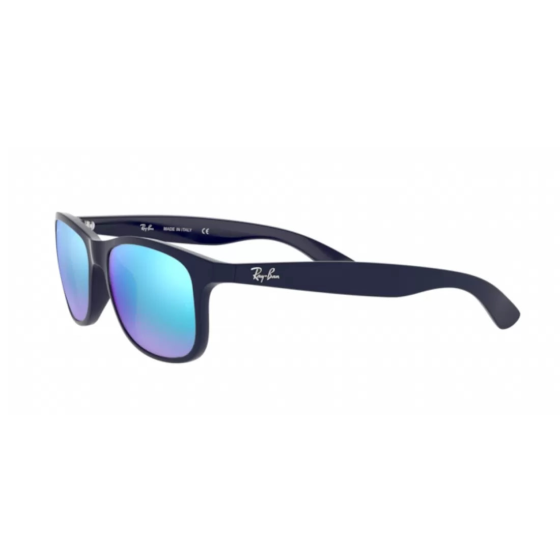 OCCHIALI DA SOLE UOMO RAY-BAN RB 4202 ANDY 615355 BLU LUCIDO SUL PIANO OPACO