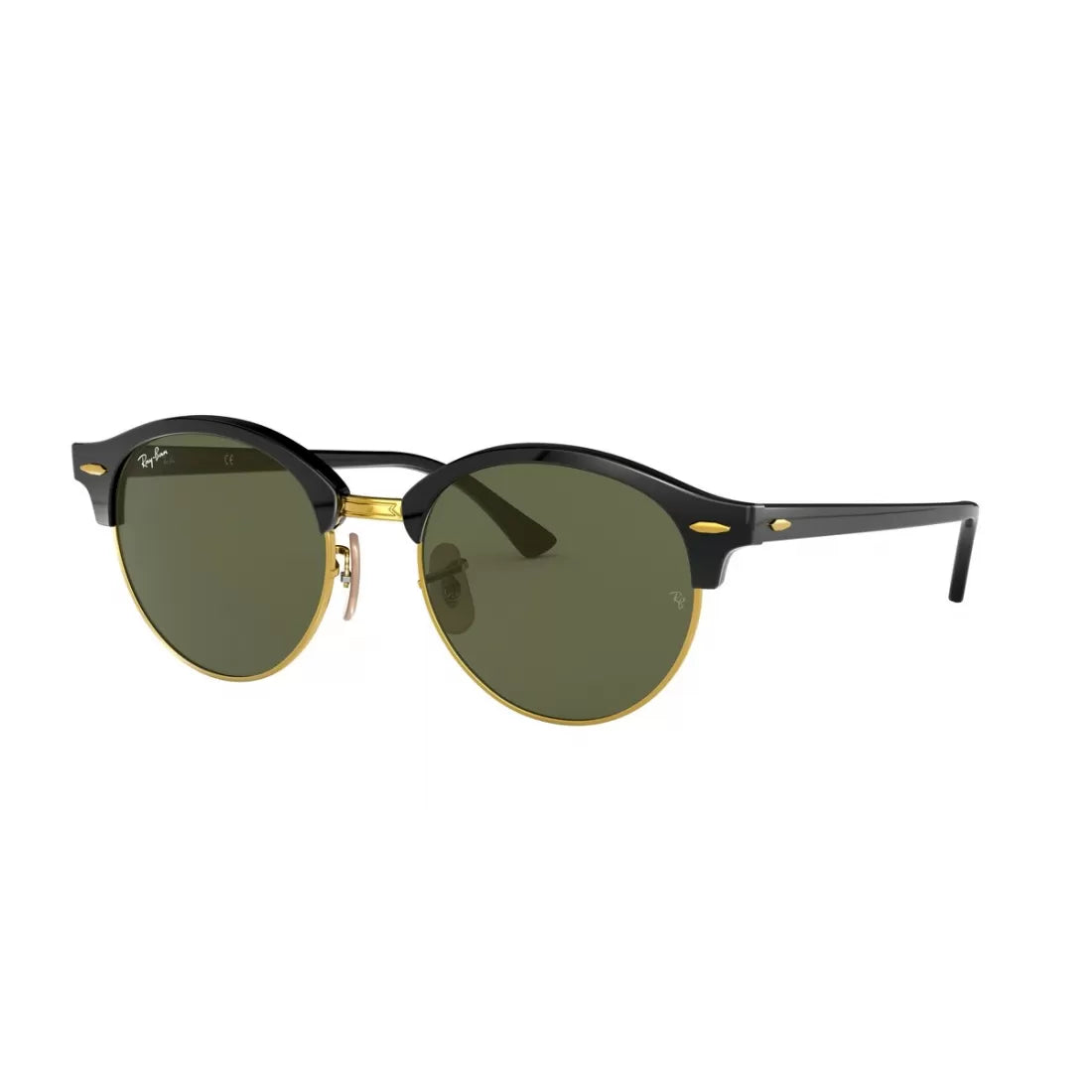 UNISEX SUNGLASSES RAY-BAN RB 4246 CLUBROUND 901 BLACK 