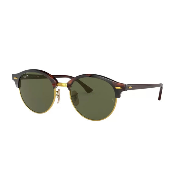 OCCHIALE DA SOLE UNISEX RAY-BAN RB 4246 CLUBROUND 990 AVANA ROSSA