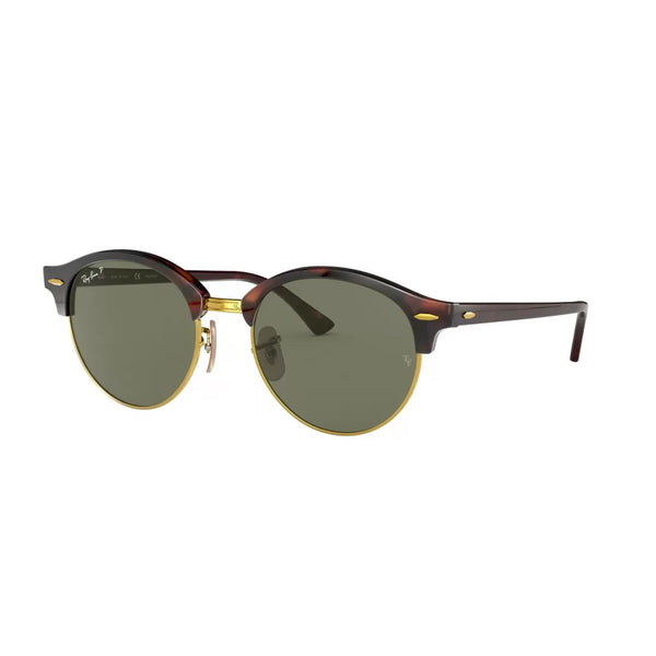 OCCHIALE DA SOLE UNISEX RAY-BAN RB 4246 CLUBROUND 990/58 AVANA ROSSA