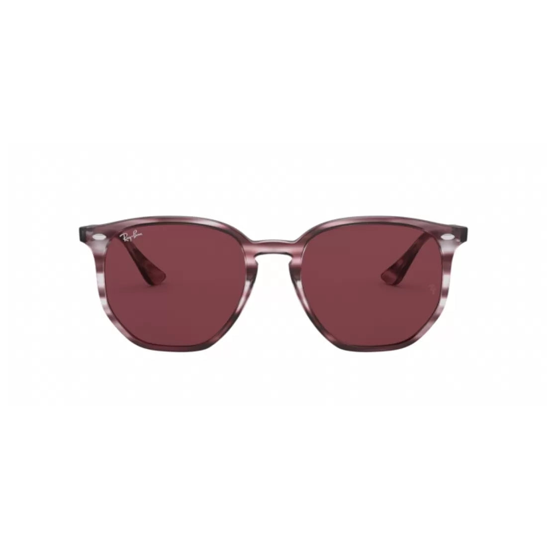 UNISEX SUNGLASSES RAY-BAN RB 4306 - 643175 BORDEAUX WITH HAVANA STRIPES 
