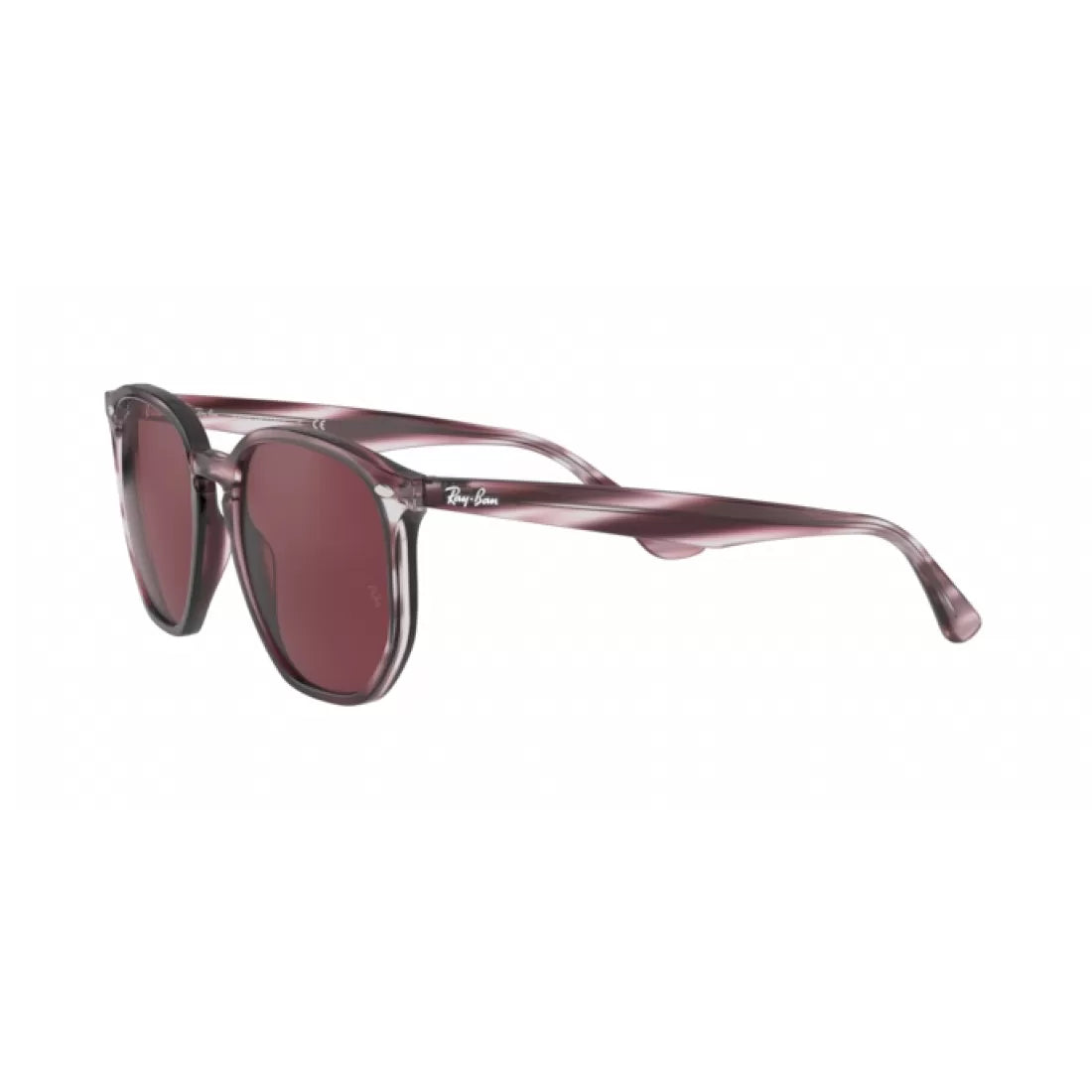 UNISEX SUNGLASSES RAY-BAN RB 4306 - 643175 BORDEAUX WITH HAVANA STRIPES 
