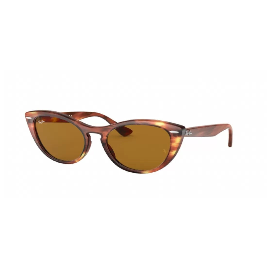 WOMEN'S SUNGLASSES RAY-BAN RB 4314N - 954/33 STRIPPED BROWN 