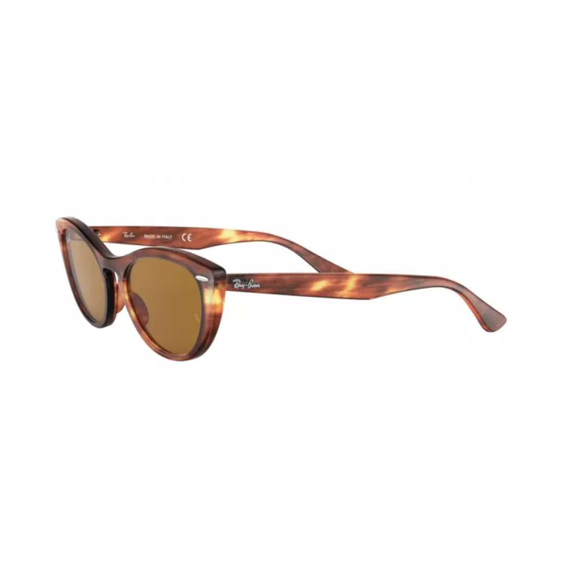 WOMEN'S SUNGLASSES RAY-BAN RB 4314N - 954/33 STRIPPED BROWN 
