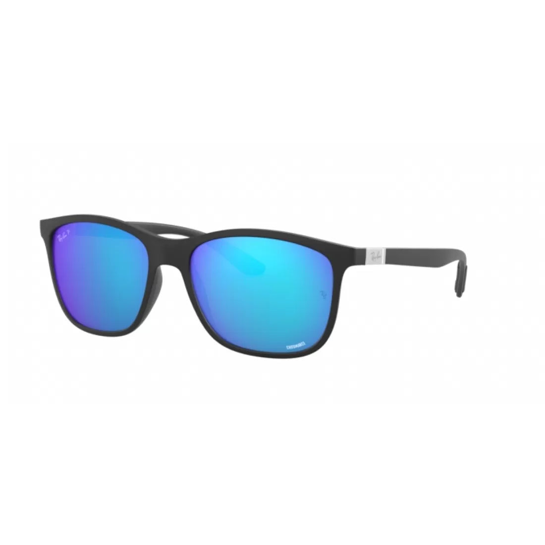 UNISEX SUNGLASSES RAY-BAN RB 4330CH CHROMANCE 601SA1 BLACK SAND 