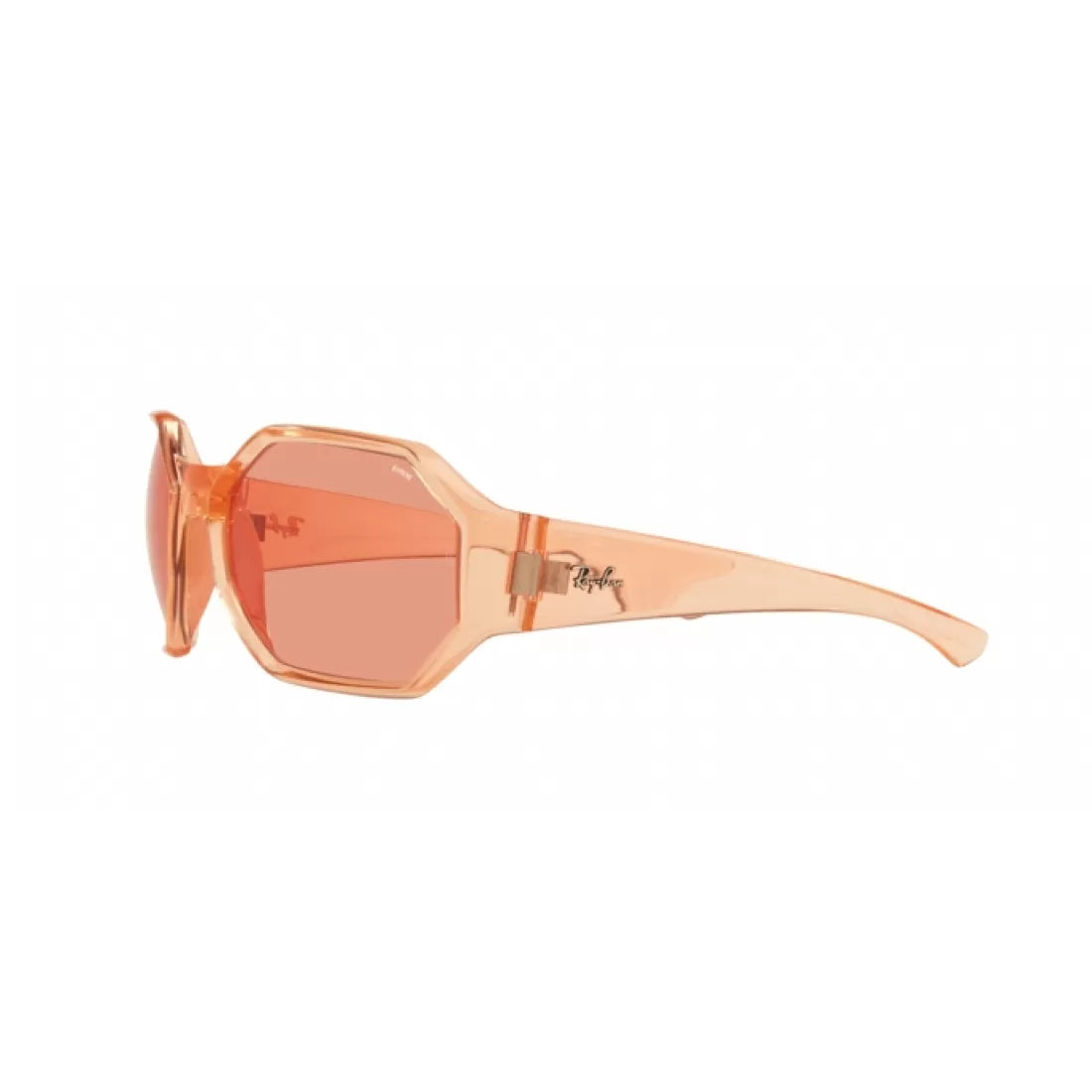 UNISEX SUNGLASSES RAY-BAN RB 4337 - 6539Q6 TRANSPARENT ORANGE 