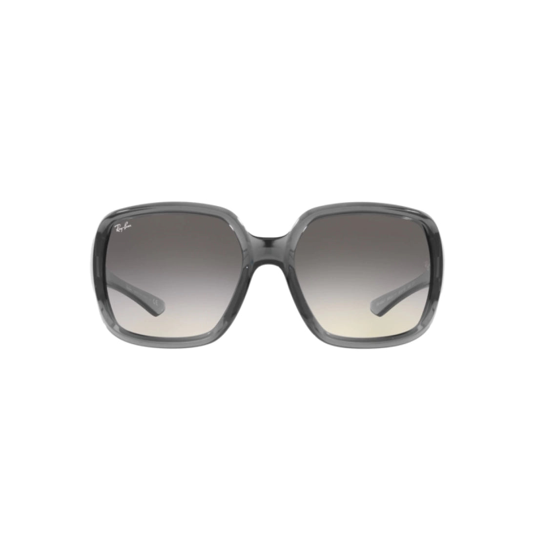 OCCHIALE DA SOLE UNISEX RAY-BAN RB 4347 POWDERHORN 653011 GRIGIO CHIARO TRASPARENTE
