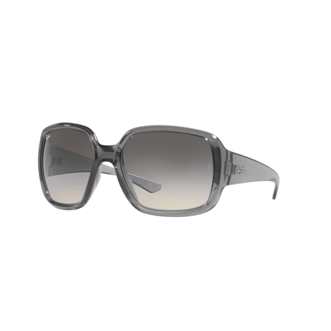 OCCHIALE DA SOLE UNISEX RAY-BAN RB 4347 POWDERHORN 653011 GRIGIO CHIARO TRASPARENTE