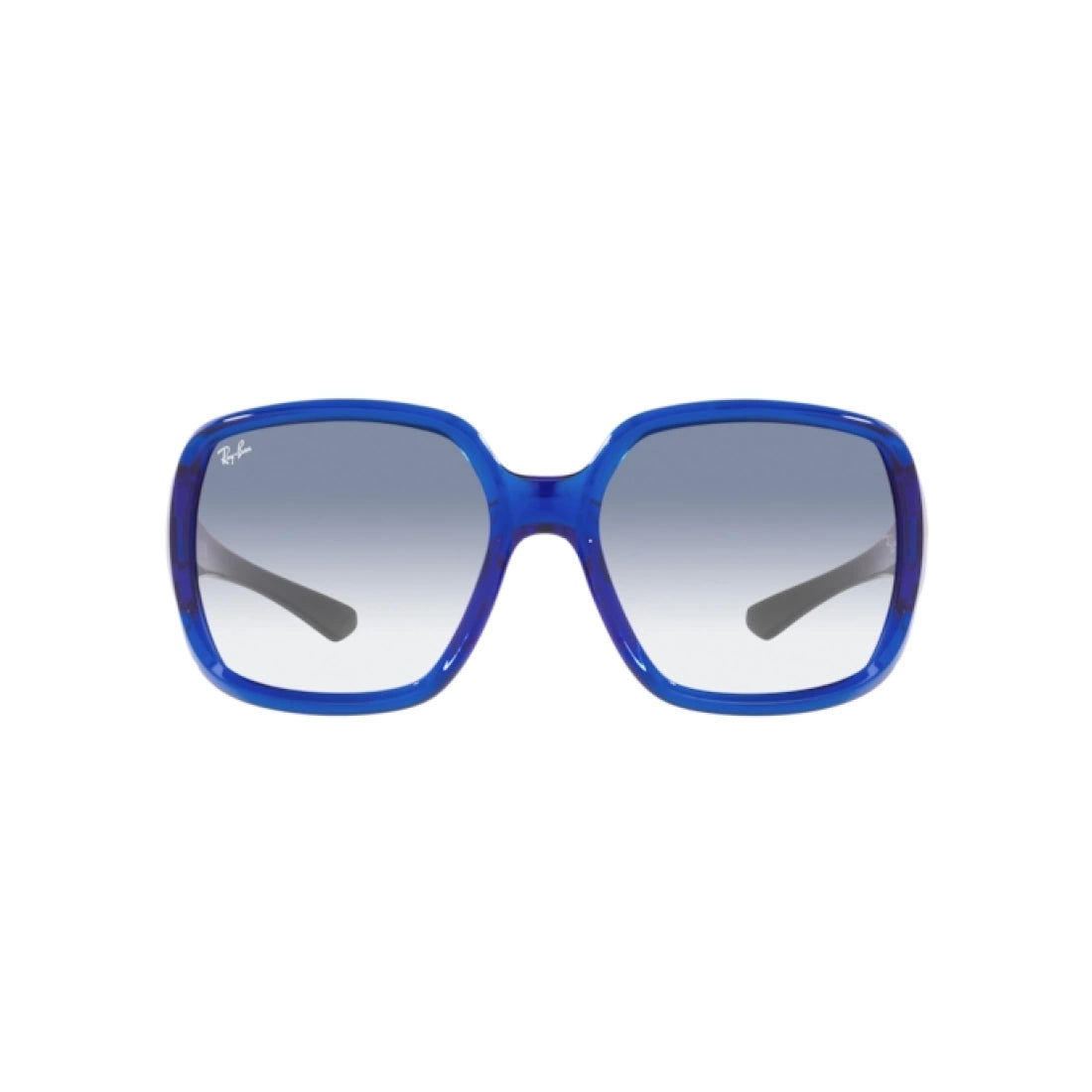 UNISEX SUNGLASSES RAY-BAN RB 4347 POWDERHORN 666019 TRANSPARENT BLUE 