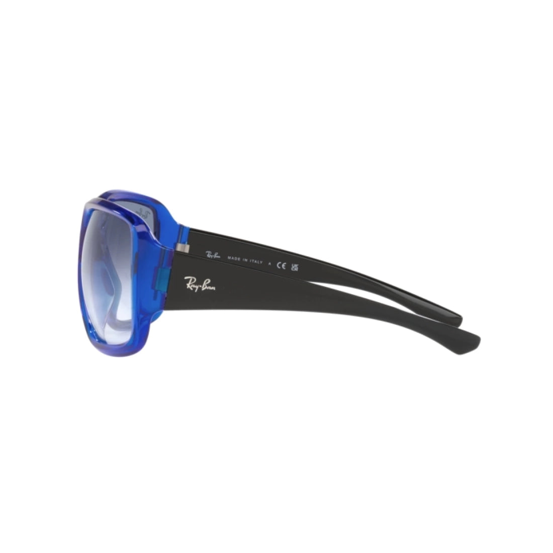 UNISEX SUNGLASSES RAY-BAN RB 4347 POWDERHORN 666019 TRANSPARENT BLUE 