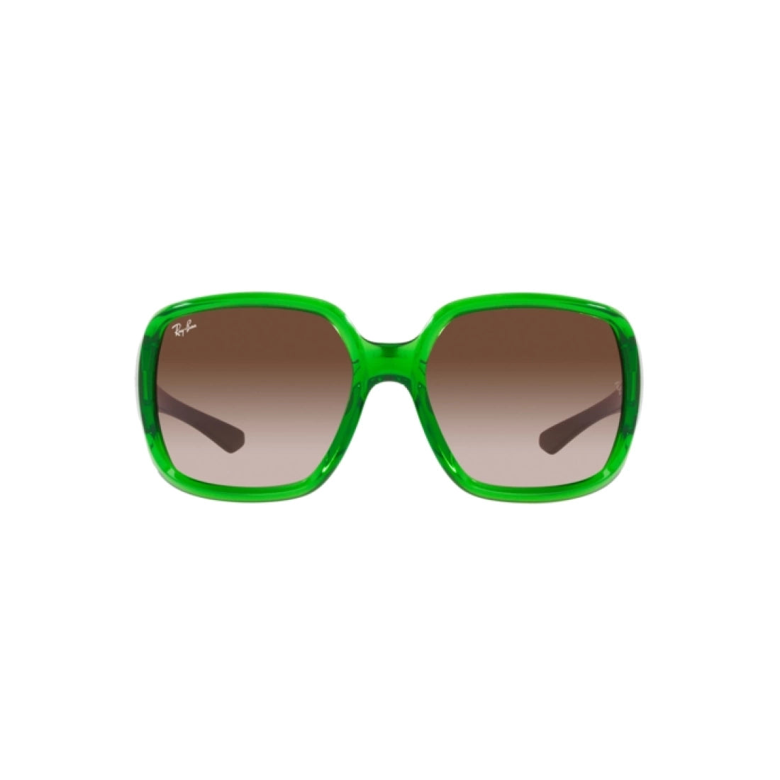 OCCHIALE DA SOLE UNISEX RAY-BAN RB 4347 POWDERHORN 666113 VERDE TRASPARENTE |