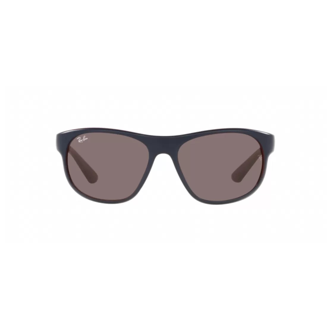 UNISEX SUNGLASSES RAY-BAN RB 4351 - 65697N MATT BLUE ON BORDEAUX 