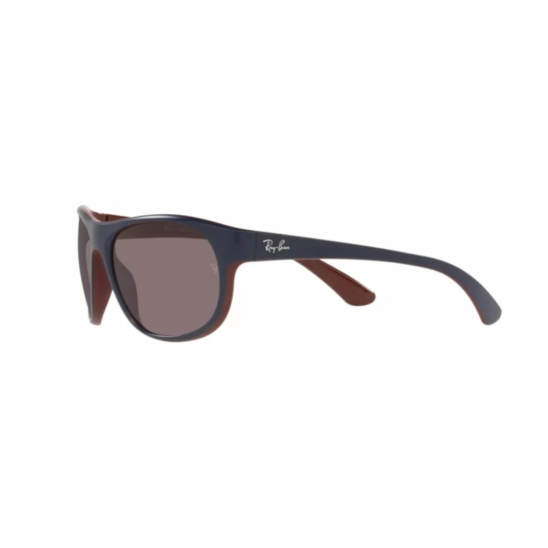 UNISEX SUNGLASSES RAY-BAN RB 4351 - 65697N MATT BLUE ON BORDEAUX 