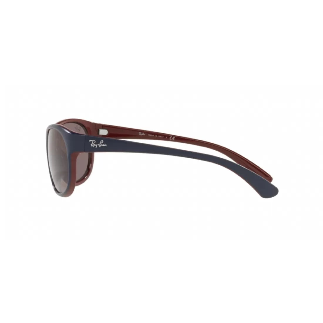 UNISEX SUNGLASSES RAY-BAN RB 4351 - 65697N MATT BLUE ON BORDEAUX 