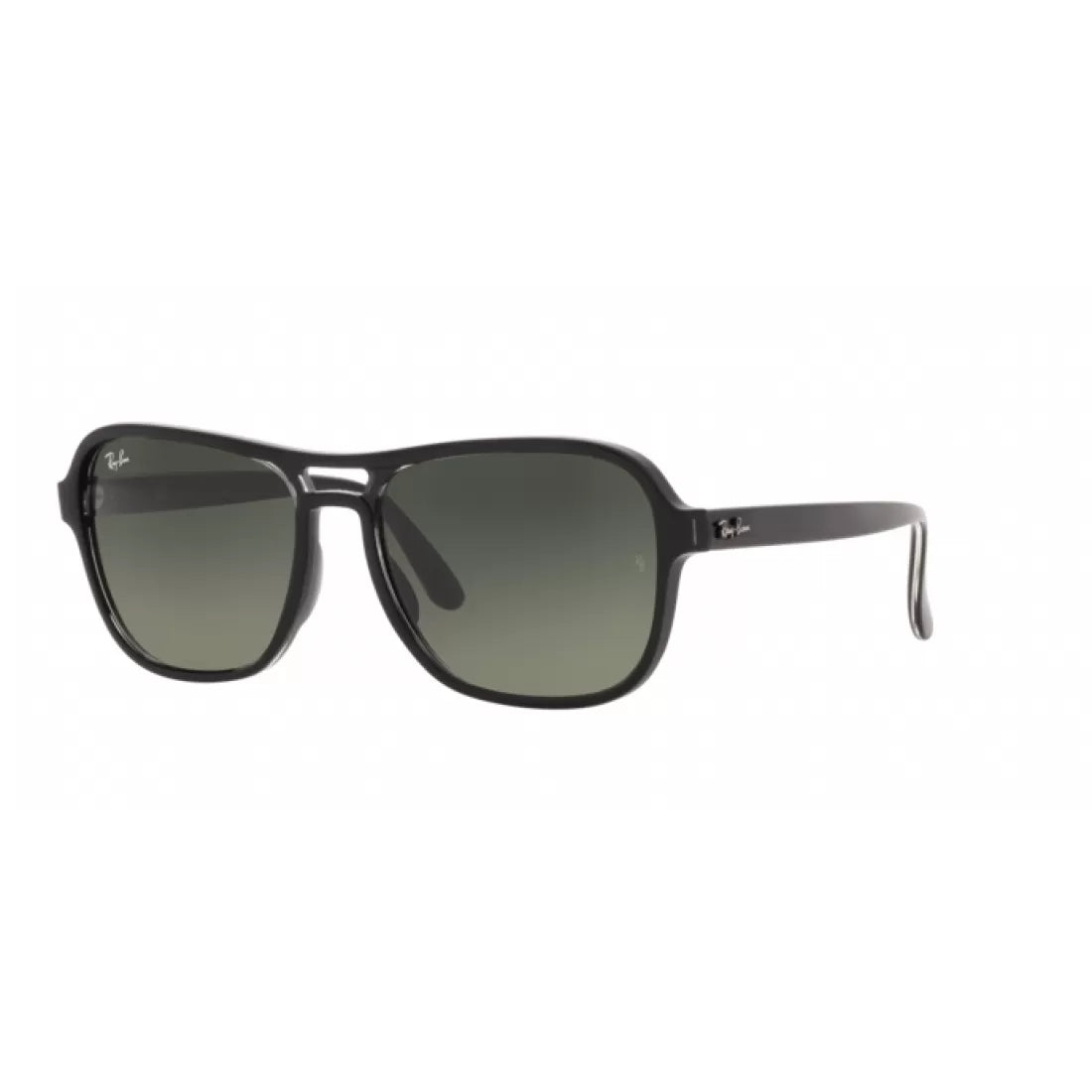 UNISEX SUNGLASSES RAY-BAN RB 4356 STATE SIDE 654571 BLACK TRANSPARENT BLACK 