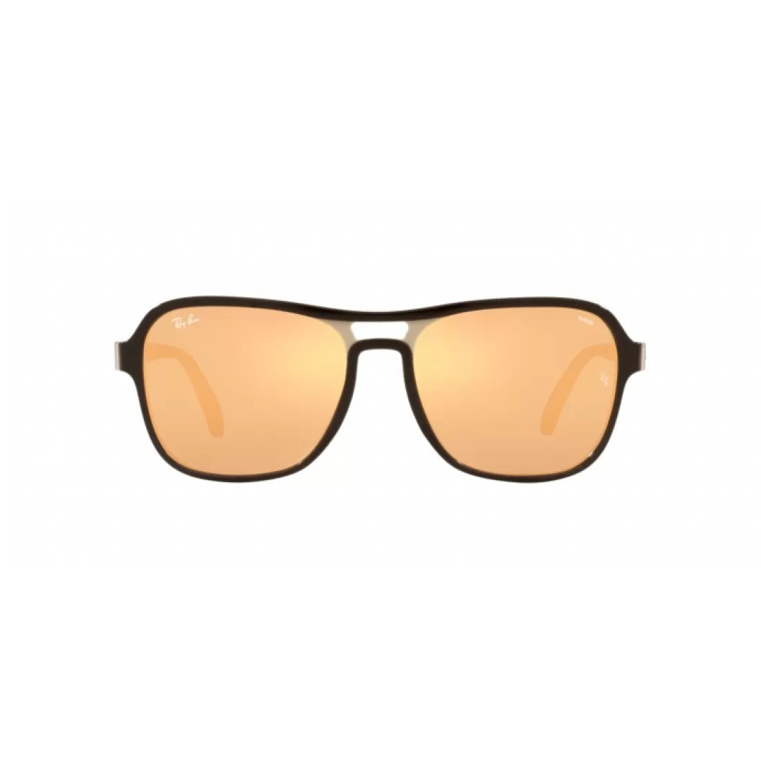 UNISEX SUNGLASSES RAY-BAN RB 4356 STATE SIDE 6547B4 DARK BROWN LIGHT BROWN BROWN 