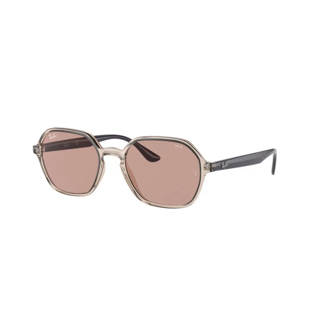 UNISEX SUNGLASSES RAY-BAN RB 4361 - 6573Q4 LIGHT BROWN 
