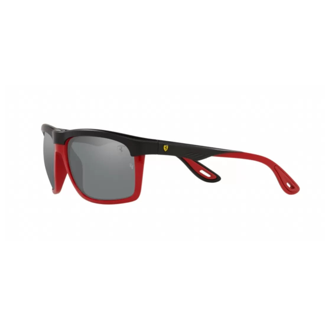 UNISEX SUNGLASSES RAY-BAN RB 4363M - F6026G MATT BLACK ON RED 