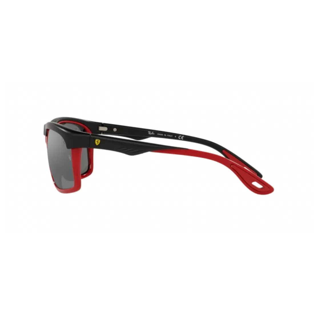 UNISEX SUNGLASSES RAY-BAN RB 4363M - F6026G MATT BLACK ON RED 