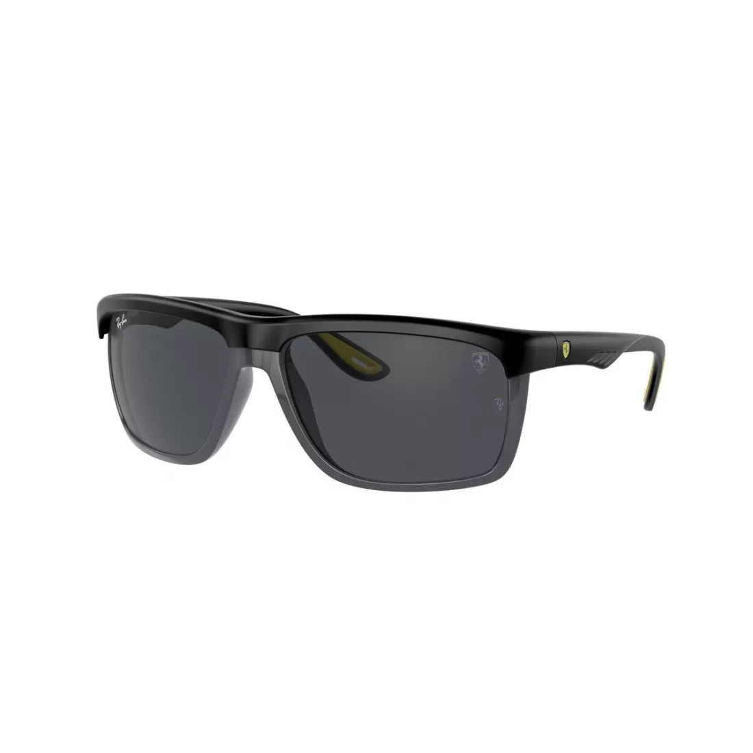 UNISEX SUNGLASSES RAY-BAN RB 4363M - F65987 MATT BLACK ON GRAY 