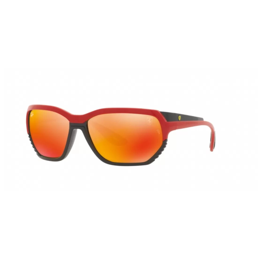 UNISEX SUNGLASSES RAY-BAN RB 4366M - F6236Q RED ON BLACK 