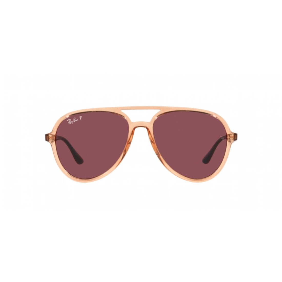 UNISEX SUNGLASSES RAY-BAN RB 4376 - 66025Q TRANSPARENT BROWN 